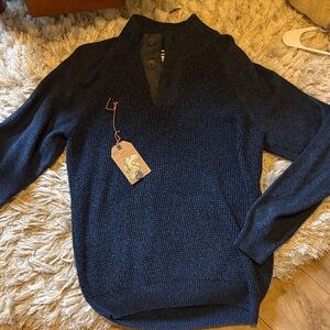 Men's Brand Weatherproof Vintage Navy Sweater